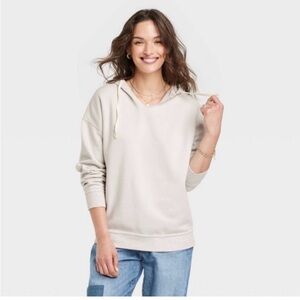 Universal Thread Women's Cream Hoodie